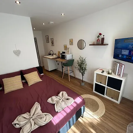 Appartement La Saphir Avec Terrasse Et Parking Prive Laxou